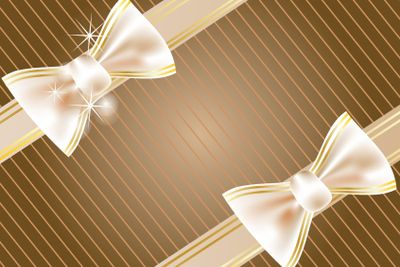 festive background with ribbon