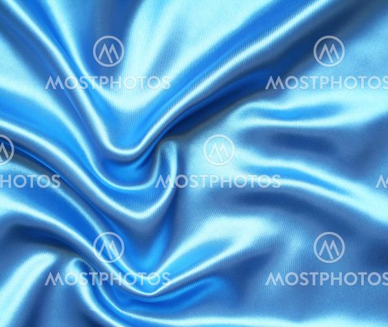 Smooth elegant blue silk as background