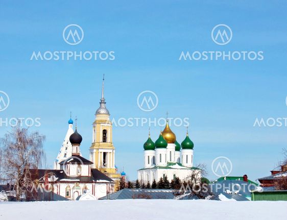 Monastery golden domes