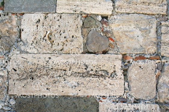 Abstract old stone wall can use as background