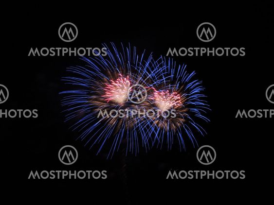 Fireworks - Red, White and Blue