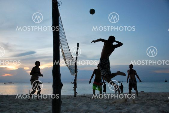 Beach volleyball at Zanzibar