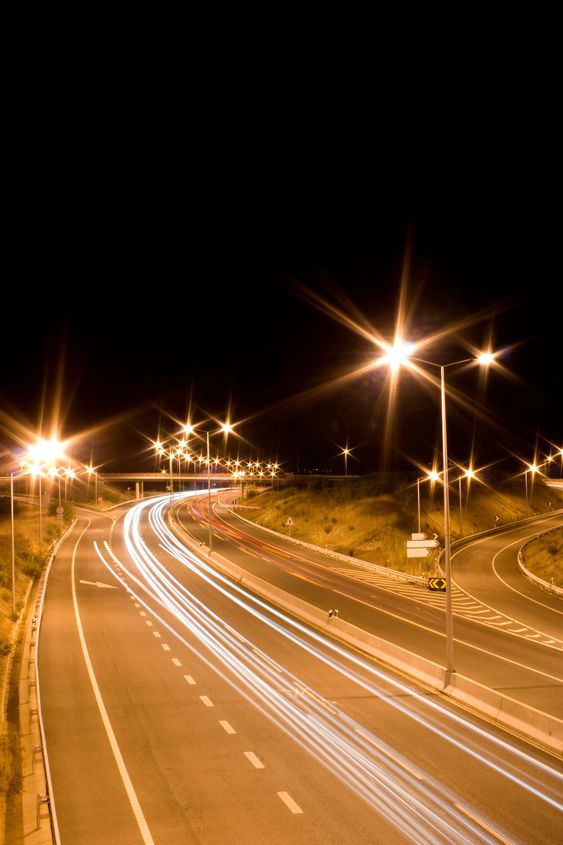 highway at night