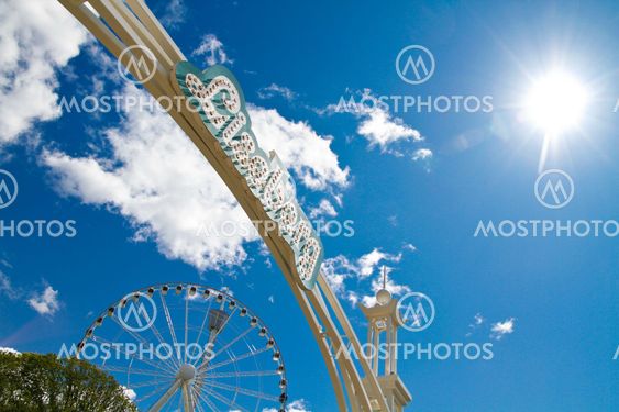 Liseberg amusement park and summer