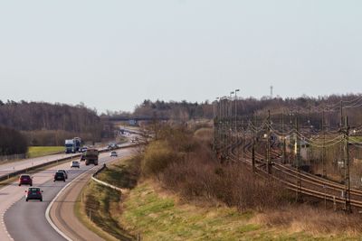 Motorväg genom Halland i höjd med Tvååker - Silvertid