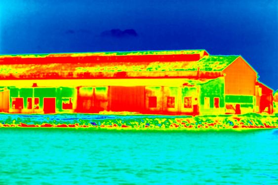 infrared style building