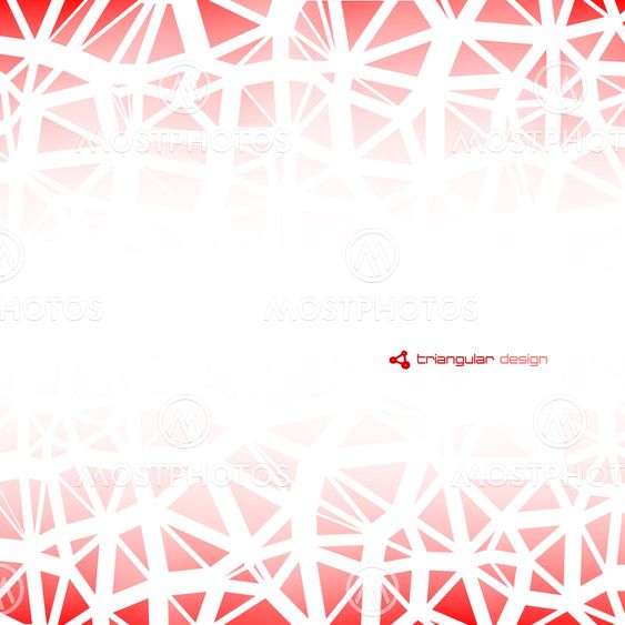 Triangular geometric shapes.