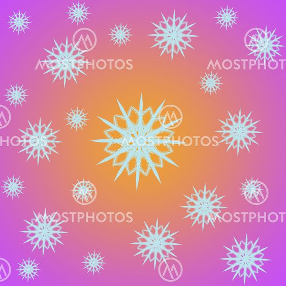 Snow of frame on background