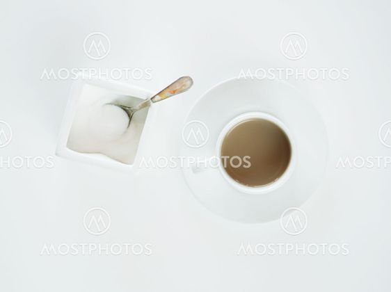 Coffee on White