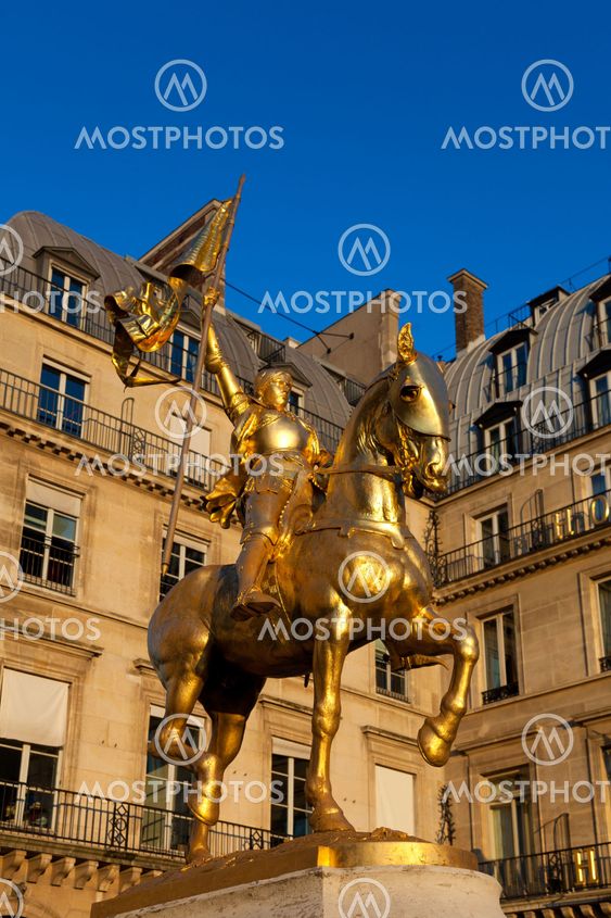 Joan of arc statue, Place des piramides, Paris, Ile de France, France