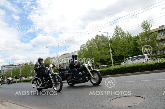 Super rally - Harley motor parade