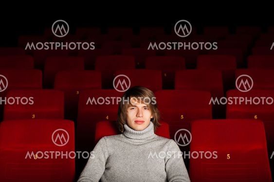 man in the cinema