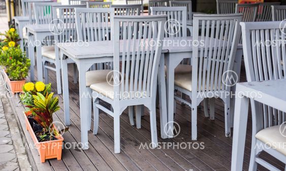 Table and chairs outdoors