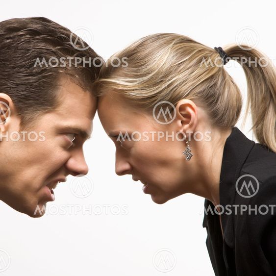 Face off.