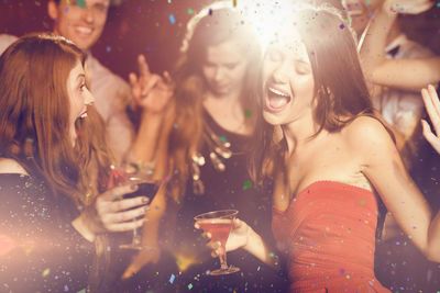 Composite image of flying colours