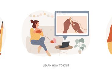 Quarantine leasure activity isolated concept vector...