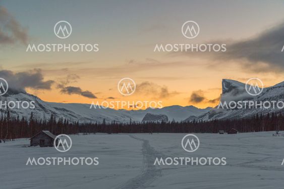 View over Sarek national park