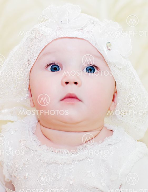 Portræt af sød baby