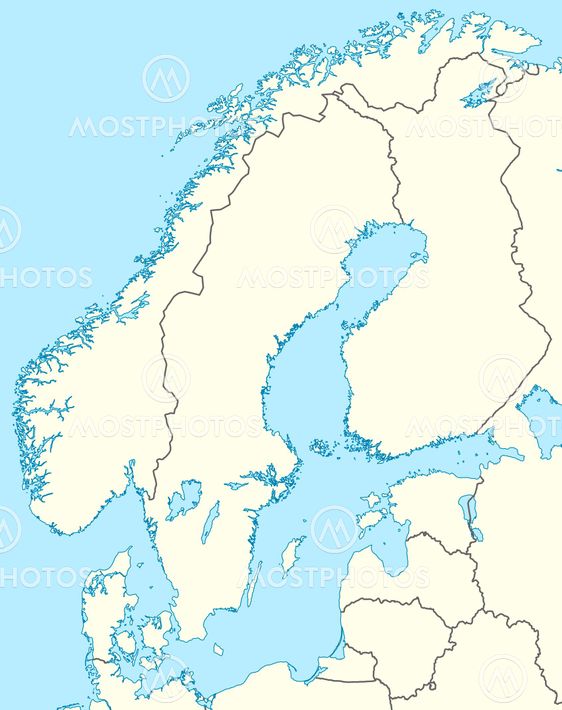 Scandinavia karta