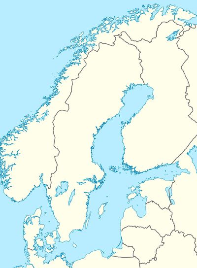 Scandinavia map