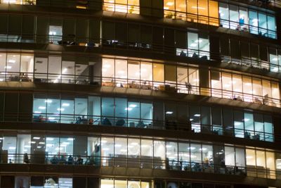 windows office building for background