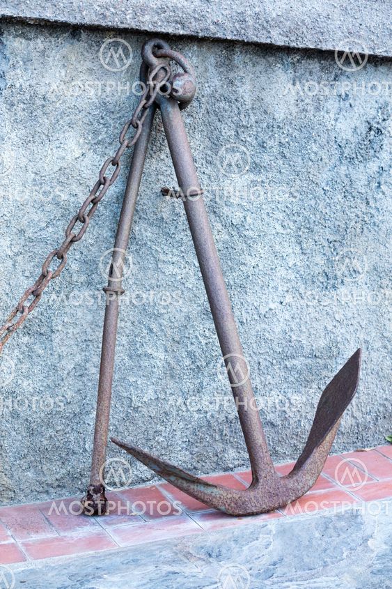 Anchor with chain