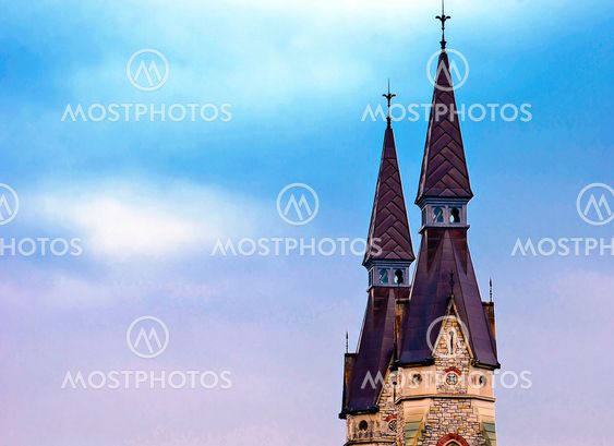 The Canadian Parliament West Block Turrets