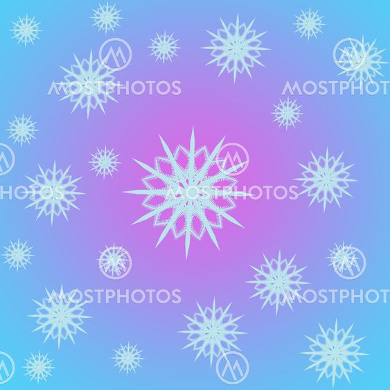 Snow of frame on background