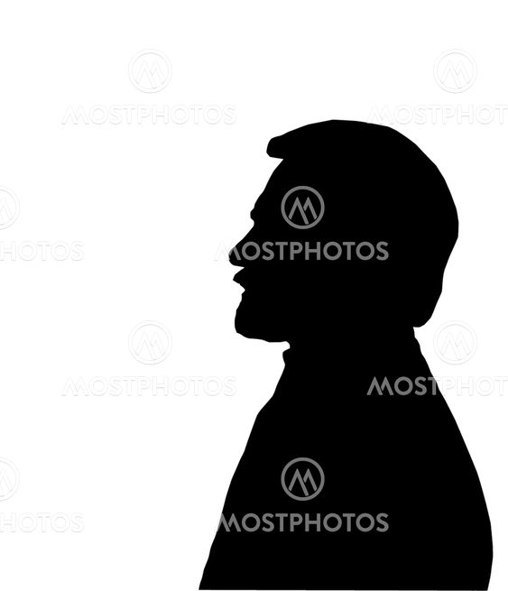 Man face Silhouette