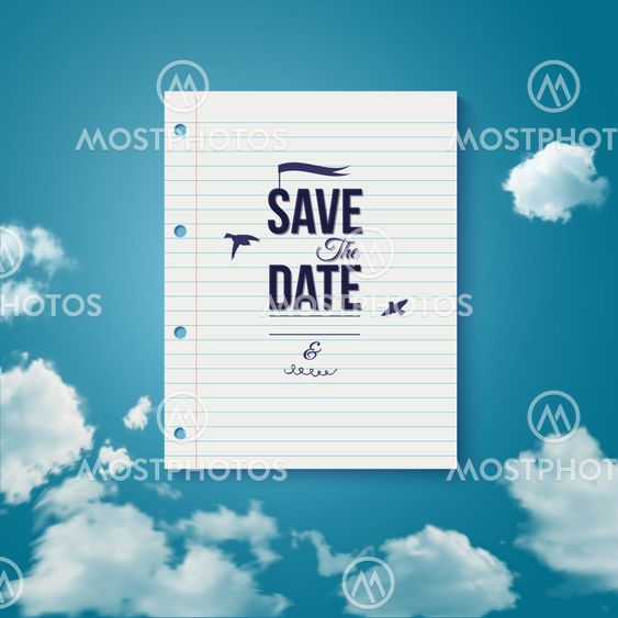 Save the date for personal holiday.