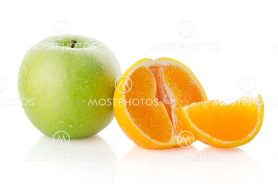 Apple and orange
