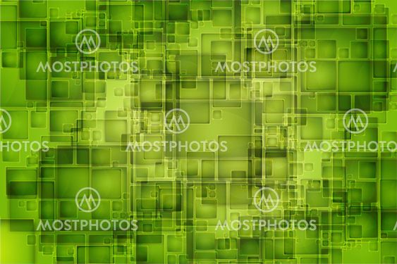 Green Pixels Background