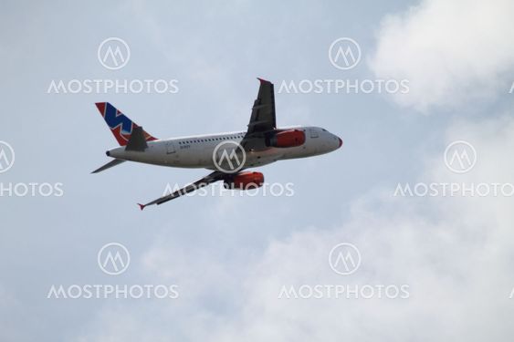 Airplane leaving