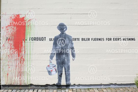 A Banksy graffiti in Stavanger?