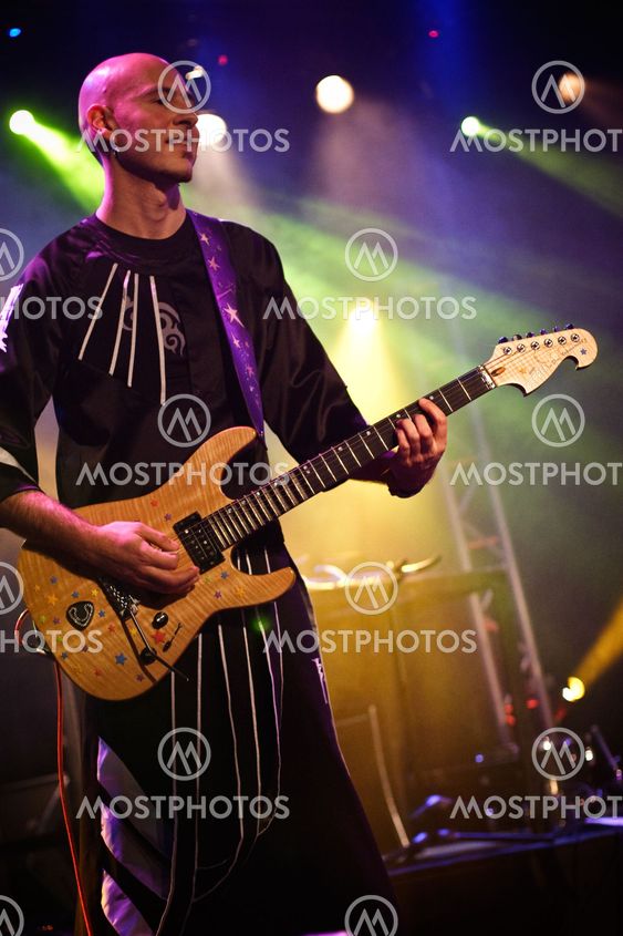 MOSCOW - MARCH 9: Razoom band performs at OTV2 live show on March 9, 2009 in Moscow, Russia