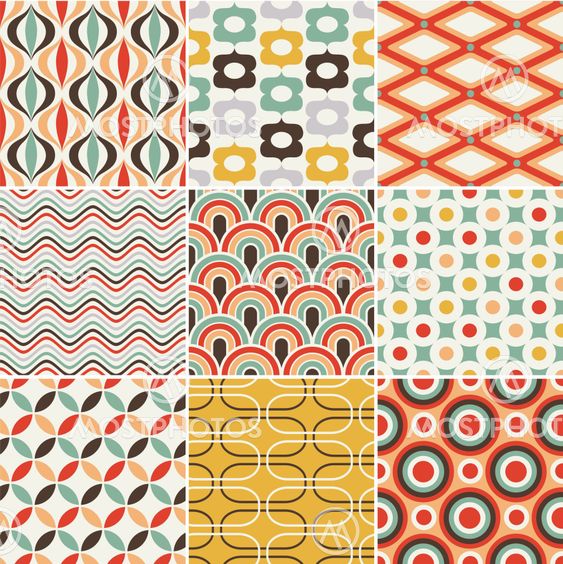 seamless retro pattern