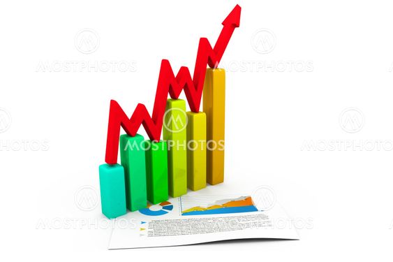 Business concept. graph and charts