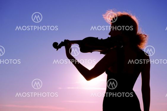 solo at sunset