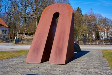 Skånes geografiska mittpunkt i Höör