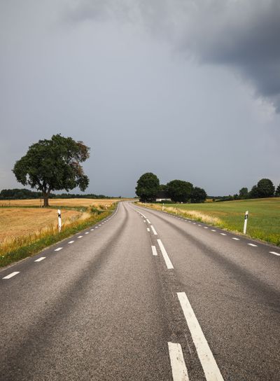Landsväg i Skåne