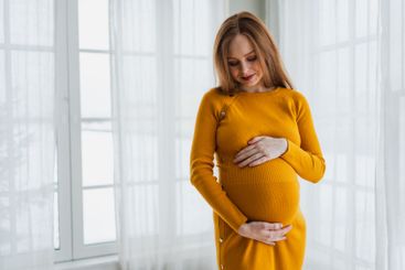 Pregnancy motherhood people expectation future. Pregnant...