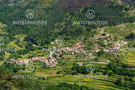 Viewpoit of Sistelo's terraces