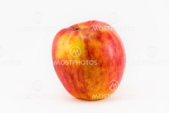 An apple on white background