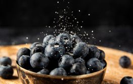 Blåbär med socker