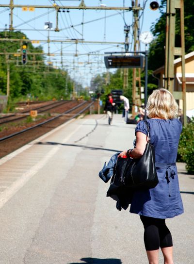 Örebro Södra väntande resenär