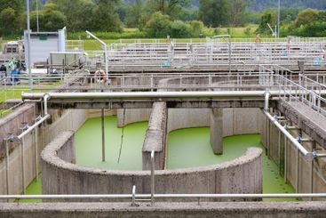 Sewage treatment plant in Europe