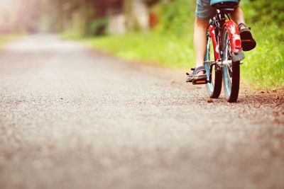 child on a bicycle