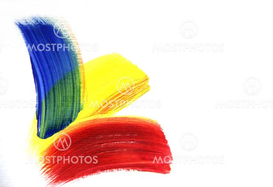 Vivid playful strokes background