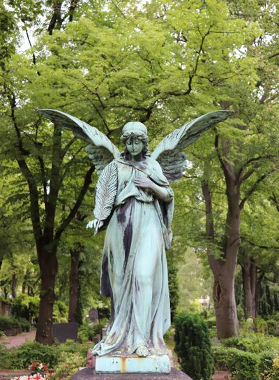 På kyrkogården Friedhof Schöneberg III