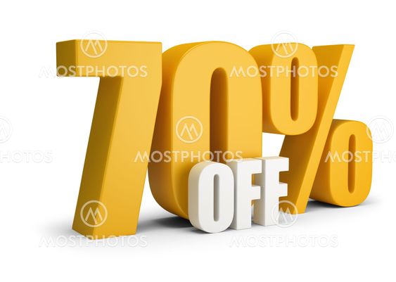 70 percent OFF